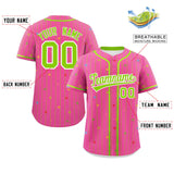 Custom Name/Number Stripe Fashion Personalized Star Pattern Authentic Baseball Jersey