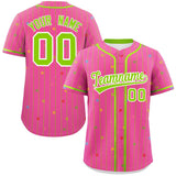 Custom Name/Number Stripe Fashion Personalized Star Pattern Authentic Baseball Jersey