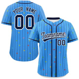 Custom Your Style for Men Stripe Fashion Personalized Star Pattern Authentic Baseball Jersey