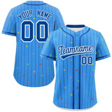 Custom Special style Stripe Fashion Personalized Star Pattern Authentic Baseball Jersey