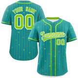 Custom Name/Number Stripe Fashion Personalized Star Pattern Authentic Baseball Jersey