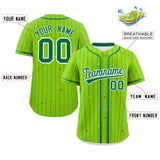 Custom Name Stripe Fashion Personalized Star Pattern Authentic Baseball Jersey