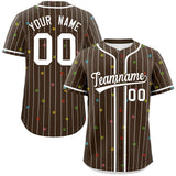 Custom Logo Stripe Fashion Personalized Star Pattern Authentic Baseball Jersey