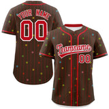 Custom Your Style Stripe Fashion Personalized Star Pattern Authentic Baseball Jersey