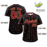 Custom Stripe Fashion Personalized Name Star Pattern Authentic Baseball Jersey