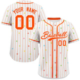 Custom Stripe Fashion Personalized Name Star Pattern Authentic Baseball Jersey