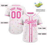 Custom Stripe Fashion Personalized Star Pattern Authentic Baseball Jersey Classic Style