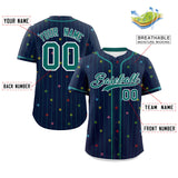 Custom Stripe Fashion Personalized Star Pattern Authentic Baseball Jersey for Adults