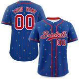 Custom Stripe Fashion Personalized Star Pattern Authentic Baseball Jersey for Men