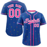 Custom Stripe Fashion Personalized Star Pattern Authentic Baseball Jersey for Men/Women 