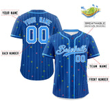 Custom Stripe Fashion Personalized Star Pattern Authentic Baseball Jersey Special style