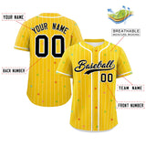 Custom Stripe Fashion Personalized Name Star Pattern Authentic Baseball Jersey