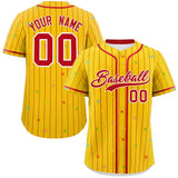 Custom Stripe Fashion Personalized Name Star Pattern Authentic Baseball Jersey