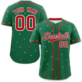 Custom Stripe Fashion Personalized Star Pattern Authentic Baseball Jersey for Adults