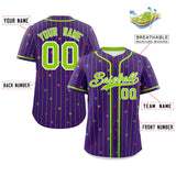 Custom Stripe Fashion Personalized Star Pattern Authentic Baseball Jersey Classic Style