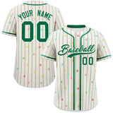 Custom Stripe Fashion Personalized Star Pattern Authentic Baseball Jersey for Men/Women 