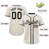 Custom Stripe Fashion Personalized Star Pattern Authentic Baseball Jersey Special style