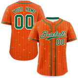 Custom Stripe Fashion Personalized Name Star Pattern Authentic Baseball Jersey