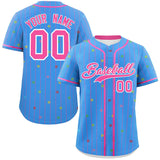 Custom Stripe Fashion Personalized Star Pattern Authentic Baseball Jersey Special style