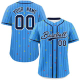 Custom Stripe Fashion Personalized Star Pattern Authentic Baseball Jersey Classic Style