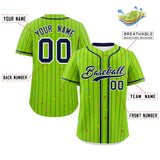 Custom Stripe Fashion Personalized Name Star Pattern Authentic Baseball Jersey