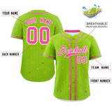 Custom Stripe Fashion Personalized Classic Your Style Pattern Authentic Baseball Jersey