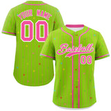 Custom Stripe Fashion Personalized Classic Your Style Pattern Authentic Baseball Jersey