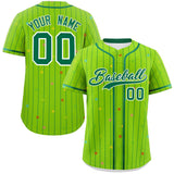 Custom Stripe Fashion Personalized Star Pattern Authentic Baseball Jersey Big Size