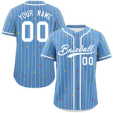 Custom Stripe Fashion Personalized Star Pattern Authentic Baseball Jersey Classic Style