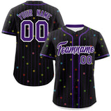 Custom Stripe Fashion Personalized Star Pattern Authentic Special style Baseball Jersey