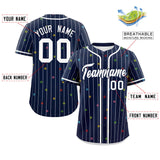 Custom Big Size for Men Stripe Fashion Personalized Star Pattern Authentic Baseball Jersey