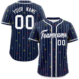 Custom Big Size for Men Stripe Fashion Personalized Star Pattern Authentic Baseball Jersey