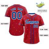 Custom Stripe Fashion Personalized Star Pattern Authentic Classic Style Baseball Jersey