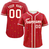 Custom Stripe Fashion Personalized Star Pattern Authentic Special style Baseball Jersey