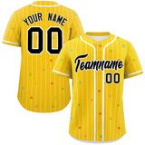 Custom Big Size for Men Stripe Fashion Personalized Star Pattern Authentic Baseball Jersey