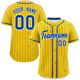 Custom Stripe Fashion Personalized Star Pattern Authentic Classic Style Baseball Jersey