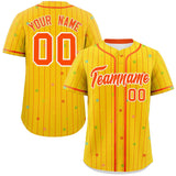 Custom Stripe Fashion Big Size Personalized Star Pattern Authentic Baseball Jersey