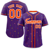 Custom Stripe Fashion Personalized Star Pattern Special style Authentic Baseball Jersey