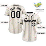 Custom Stripe Fashion Personalized Star Pattern Special style Authentic Baseball Jersey