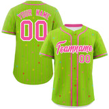 Custom Stripe Fashion Personalized Star Pattern Authentic Classic Style Baseball Jersey