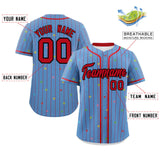 Custom Big Size for Men Stripe Fashion Personalized Star Pattern Authentic Baseball Jersey