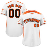 Custom Gradient Side Personalized for Men Star Pattern Authentic Baseball Jersey