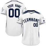 Custom Gradient Side Personalized for Men/Women Star Pattern Authentic Baseball Jersey