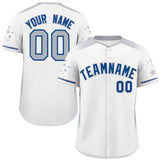 Custom Gradient Side Personalized Big Size for Men Star Pattern Authentic Baseball Jersey