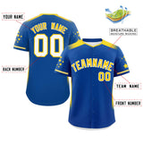 Custom Gradient Side Personalized for Men Star Pattern Authentic Baseball Jersey