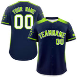 Custom Gradient Side Personalized for Men Star Pattern Authentic Baseball Jersey