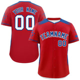 Custom Gradient Side Personalized for Men Star Pattern Authentic Baseball Jersey