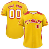 Custom Gradient Side Personalized for Men Star Pattern Authentic Baseball Jersey