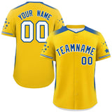 Custom Gradient Side Personalized Special style Star Pattern Authentic Baseball Jersey