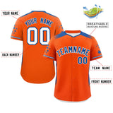 Custom Gradient Side Personalized for Men/Women Star Pattern Authentic Baseball Jersey